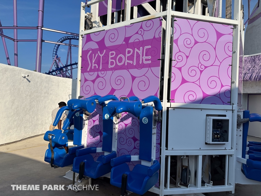 Skyborne Drop Tower at Lost Island