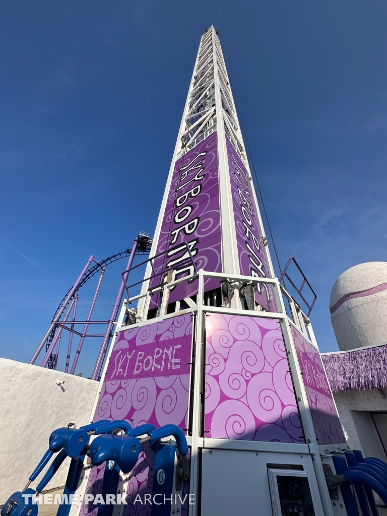 Skyborne Drop Tower at Lost Island