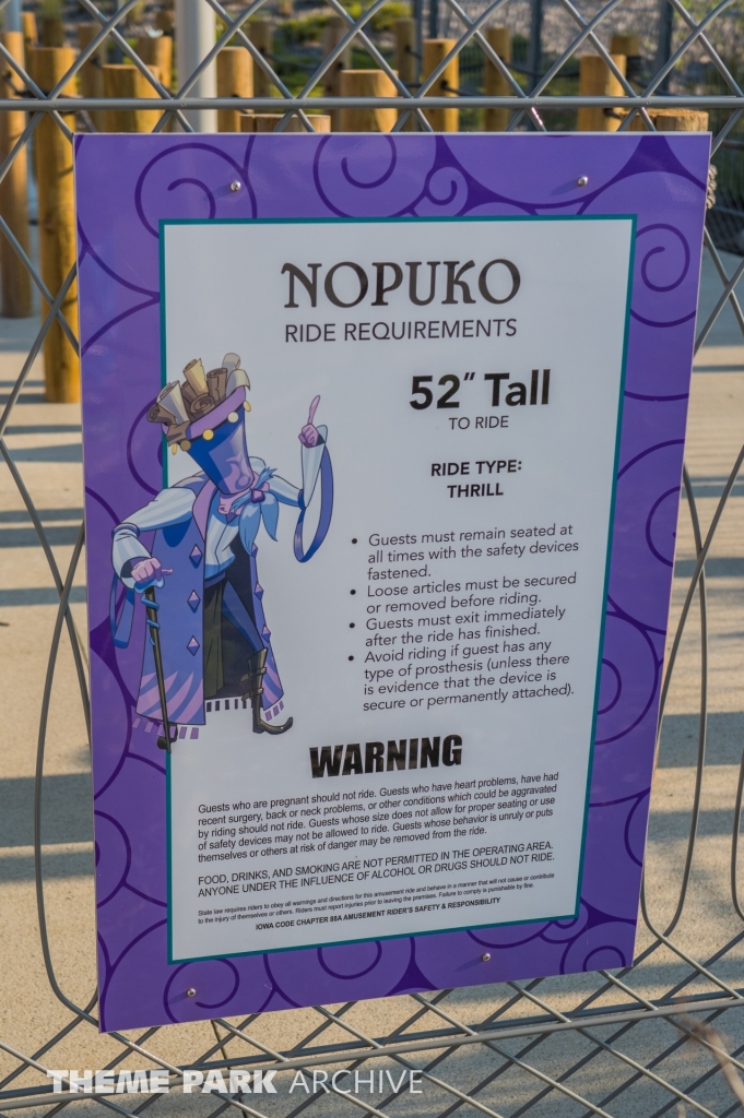 Nopuko Air Coaster at Lost Island