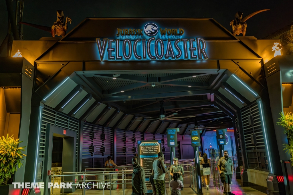 Jurassic World VelociCoaster at Universal Studios Florida