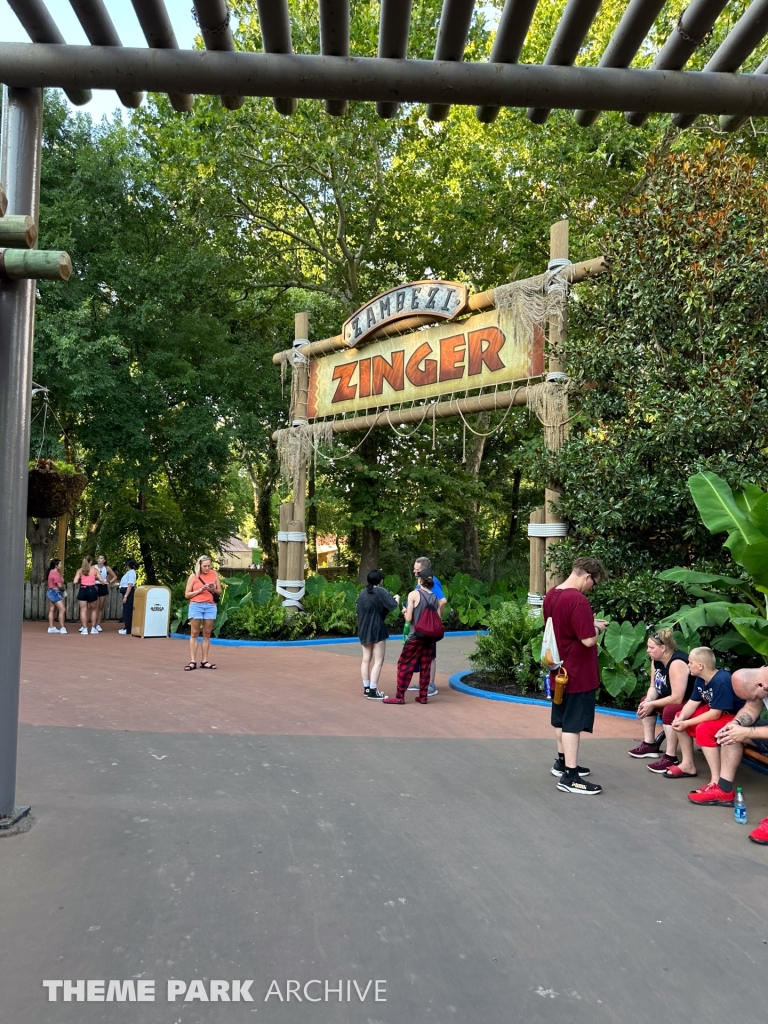 Zambezi Zinger at Worlds of Fun