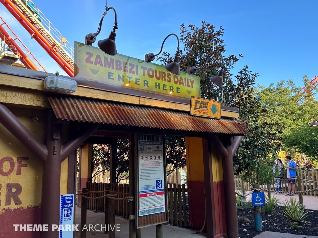 Zambezi Zinger at Worlds of Fun