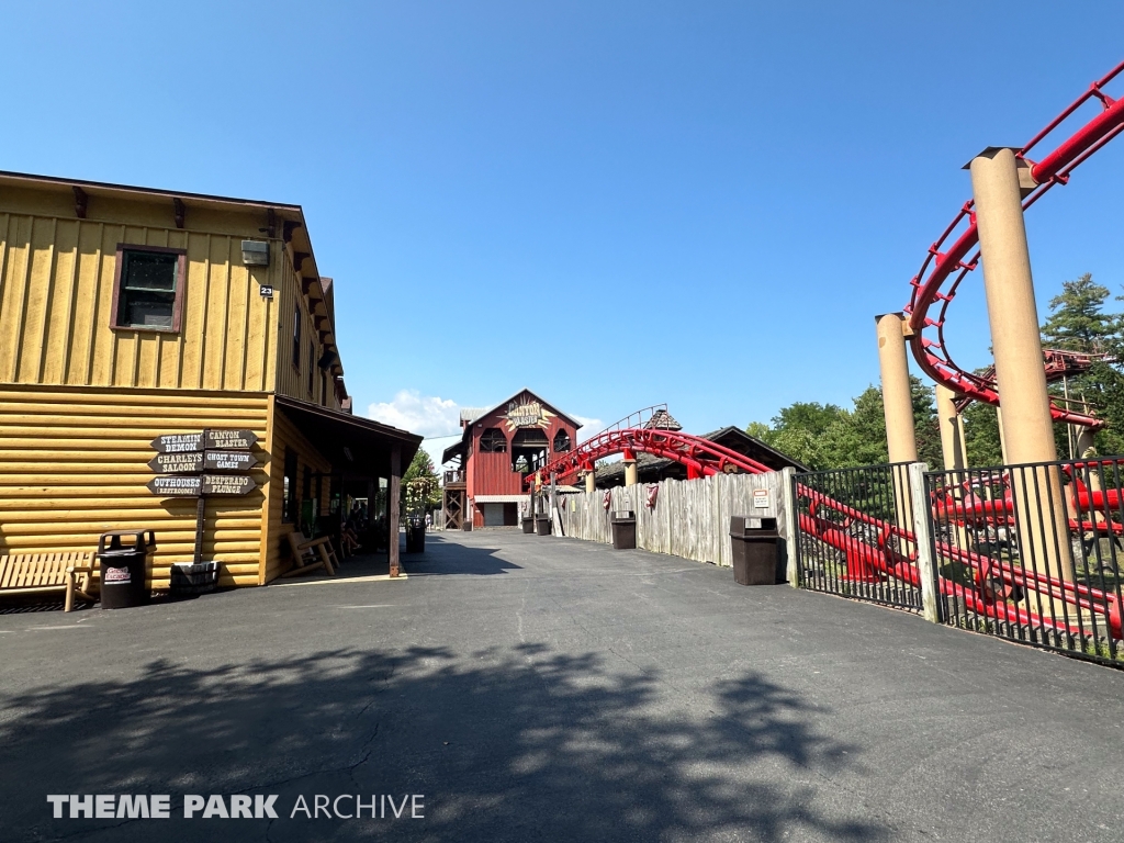 Canyon Blaster at Great Escape