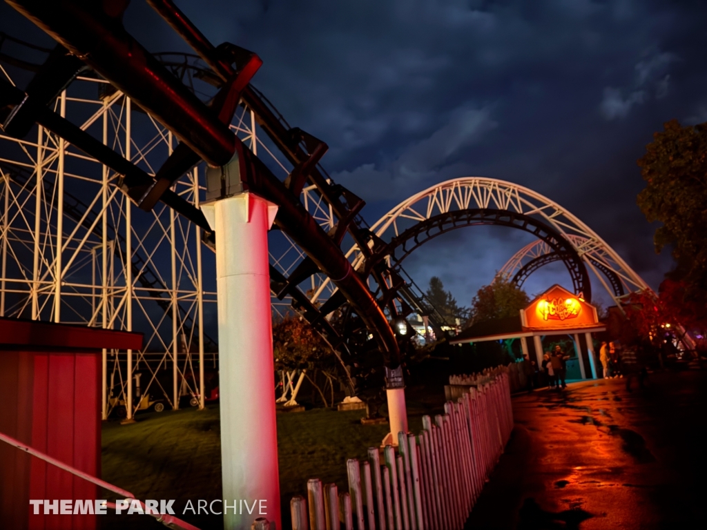 Corkscrew at Silverwood Theme Park and Boulder Beach Waterpark