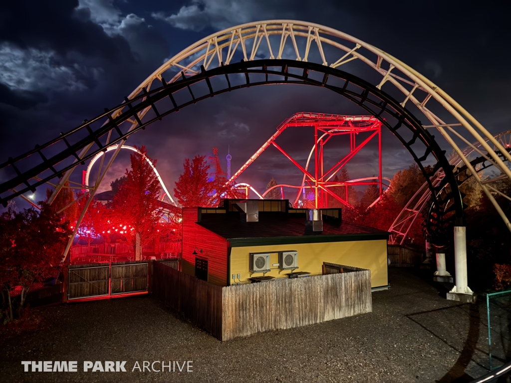 Corkscrew at Silverwood Theme Park and Boulder Beach Waterpark