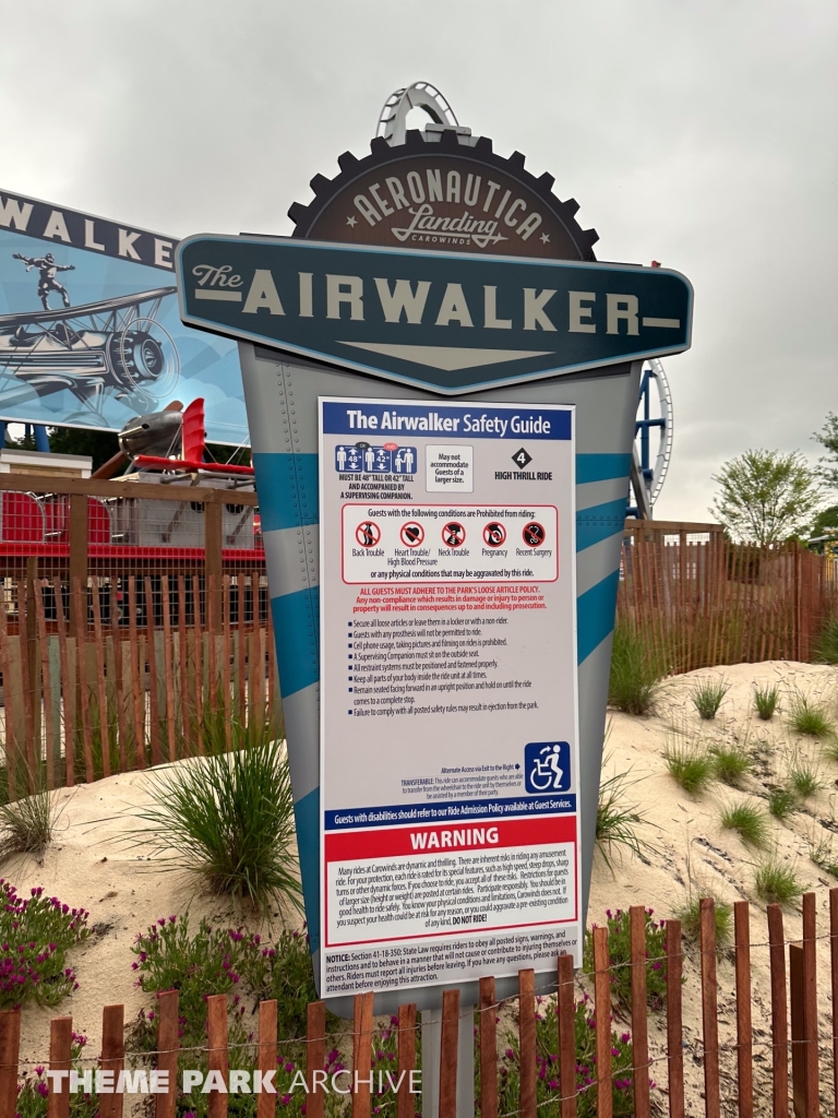 The Airwalker at Carowinds