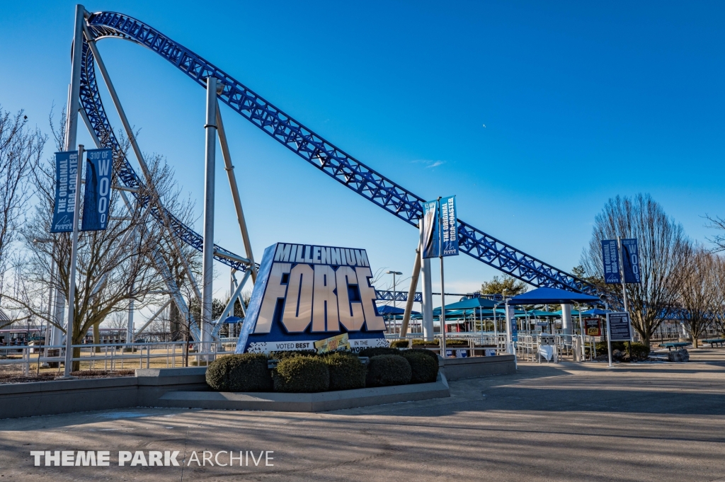 Millennium Force at Cedar Point Theme Park Archive