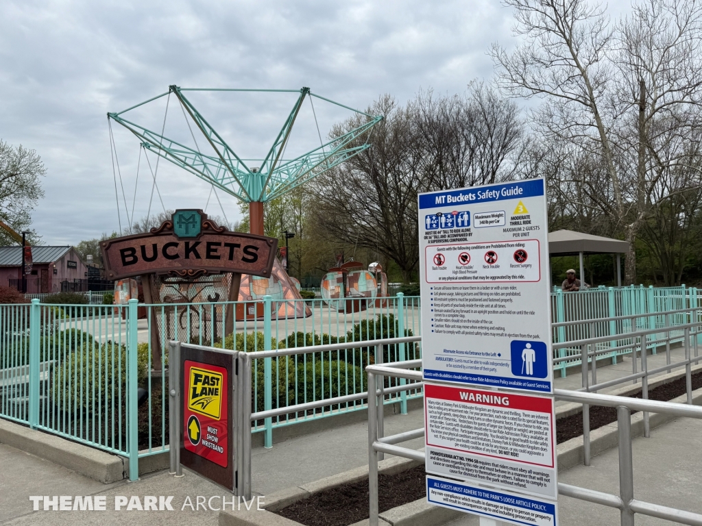 MT Buckets at Dorney Park