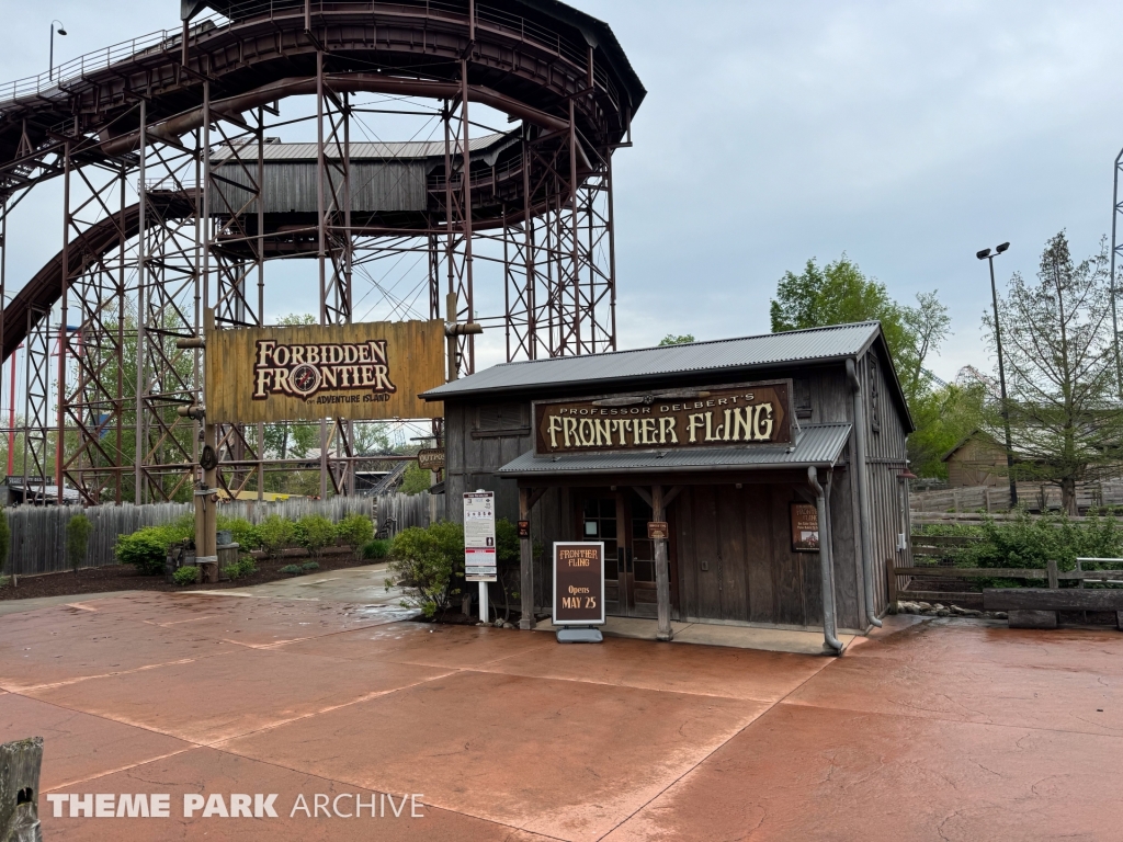 Forbidden Frontier on Adventure Island at Cedar Point