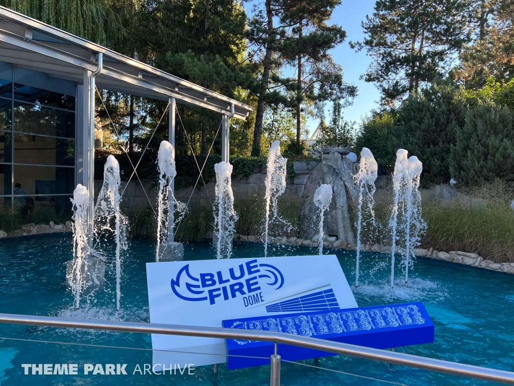 blue fire Megacoaster at Europa Park