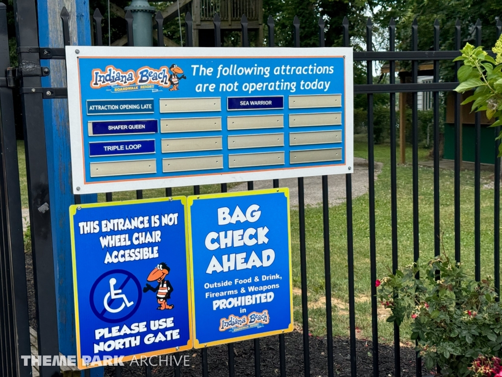 Main Entrance at Indiana Beach