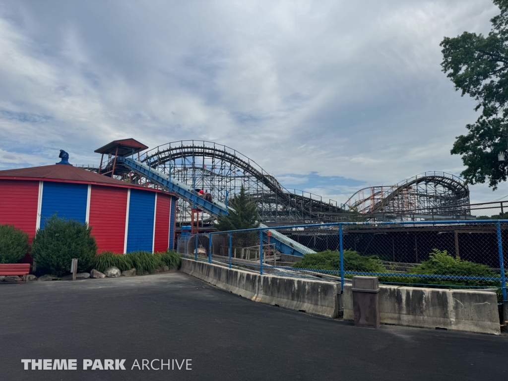 Rocky's Rapids Log Flume at Indiana Beach