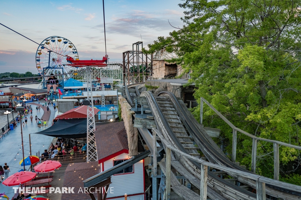 Lost Coaster of Superstition Mountain at Indiana Beach