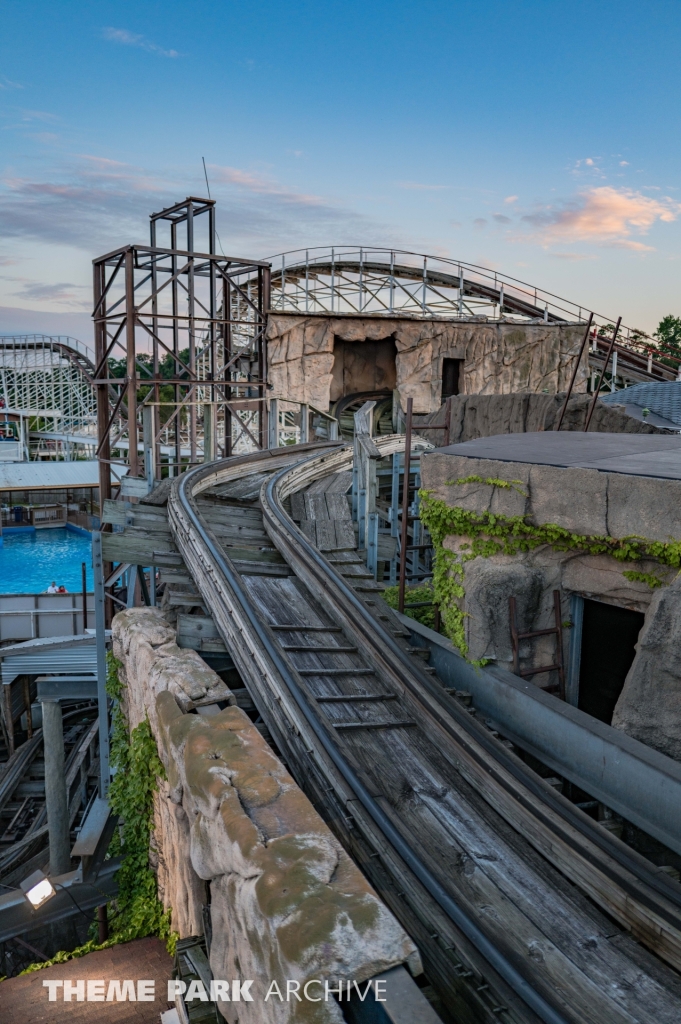 Lost Coaster of Superstition Mountain at Indiana Beach