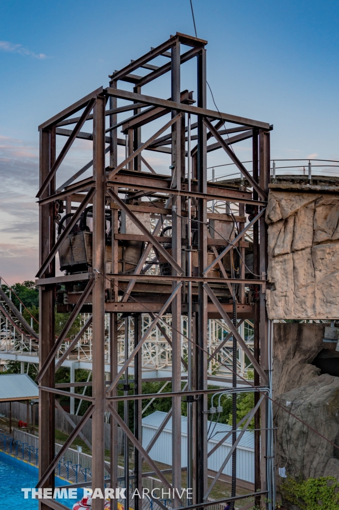 Lost Coaster of Superstition Mountain at Indiana Beach