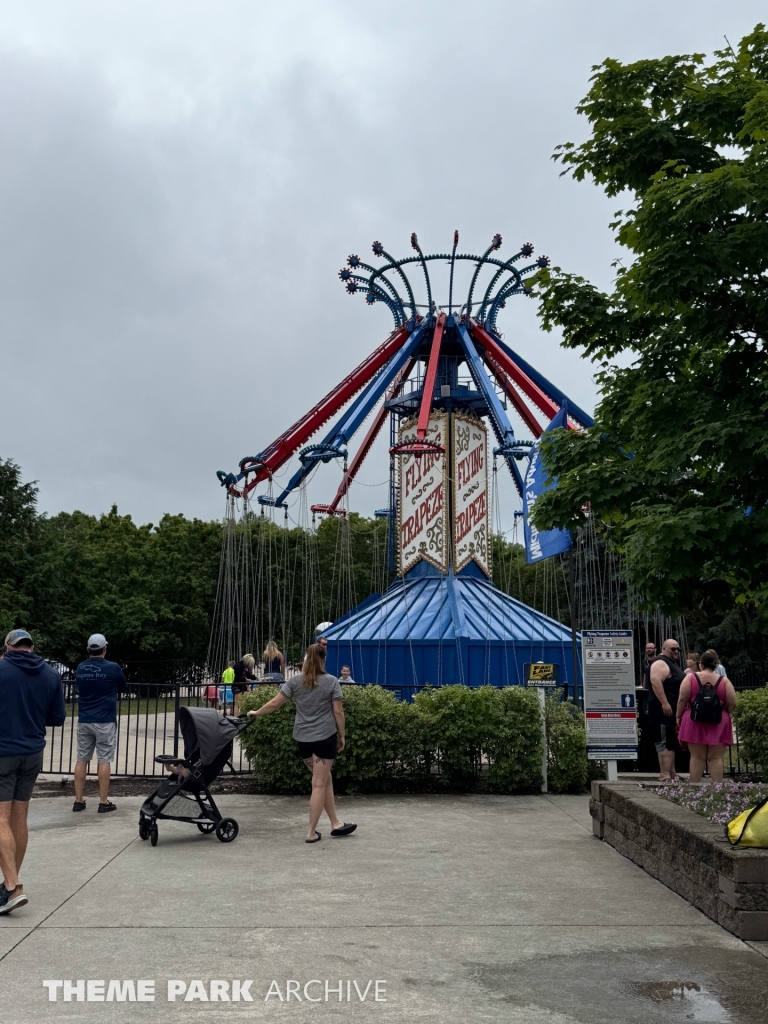 Flying Trapeze at Michigan's Adventure