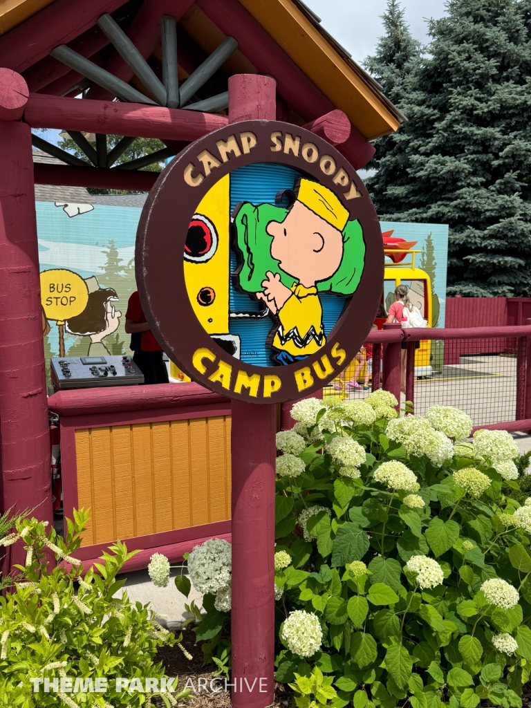 Camp Bus at Michigan's Adventure