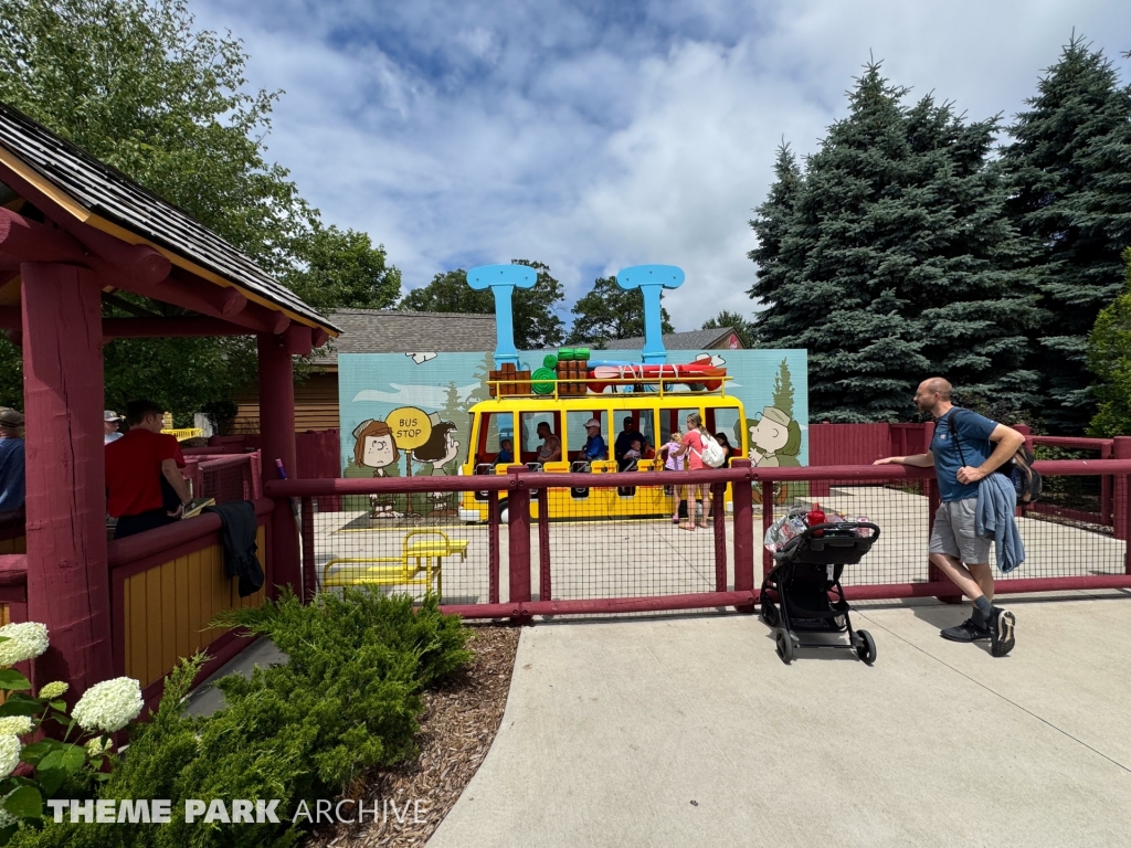 Camp Bus at Michigan's Adventure