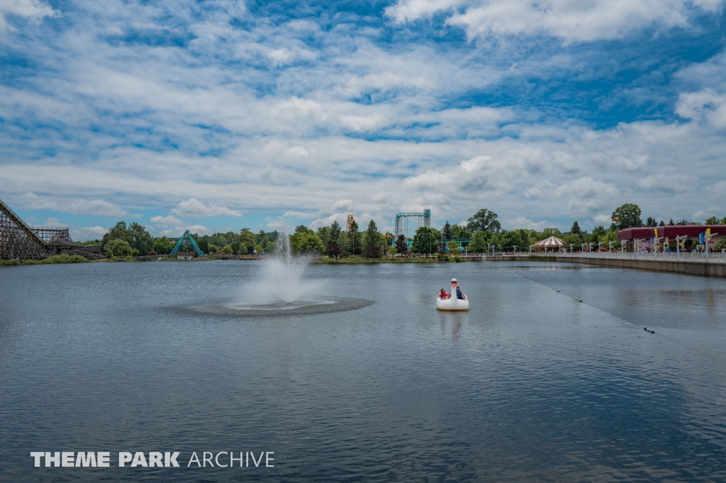 Swan Boats at Michigan's Adventure