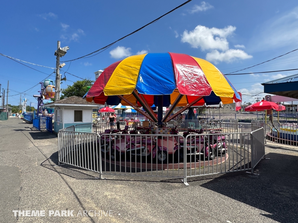 Motorcycles at Keansburg Amusement Park