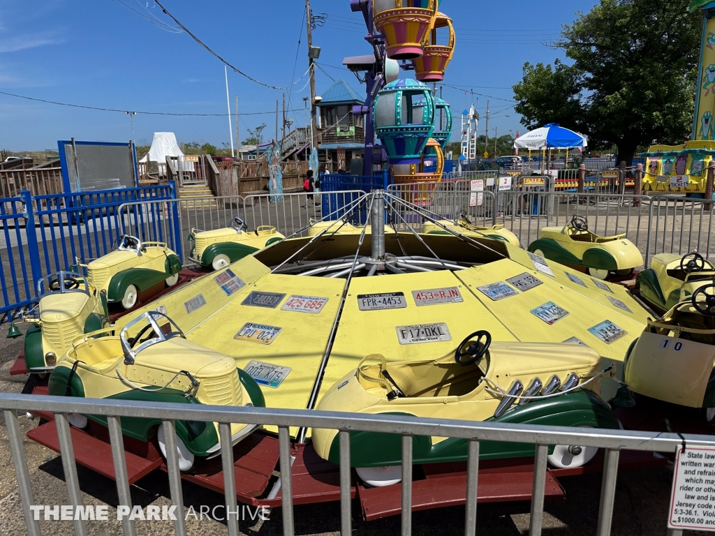 Antique Cars at Keansburg Amusement Park