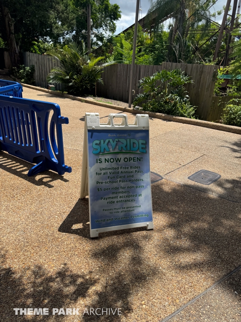 Skyride at Busch Gardens Tampa