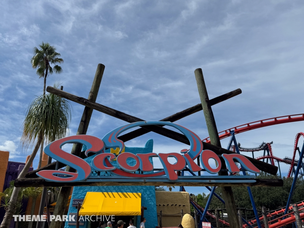 Scorpion at Busch Gardens Tampa