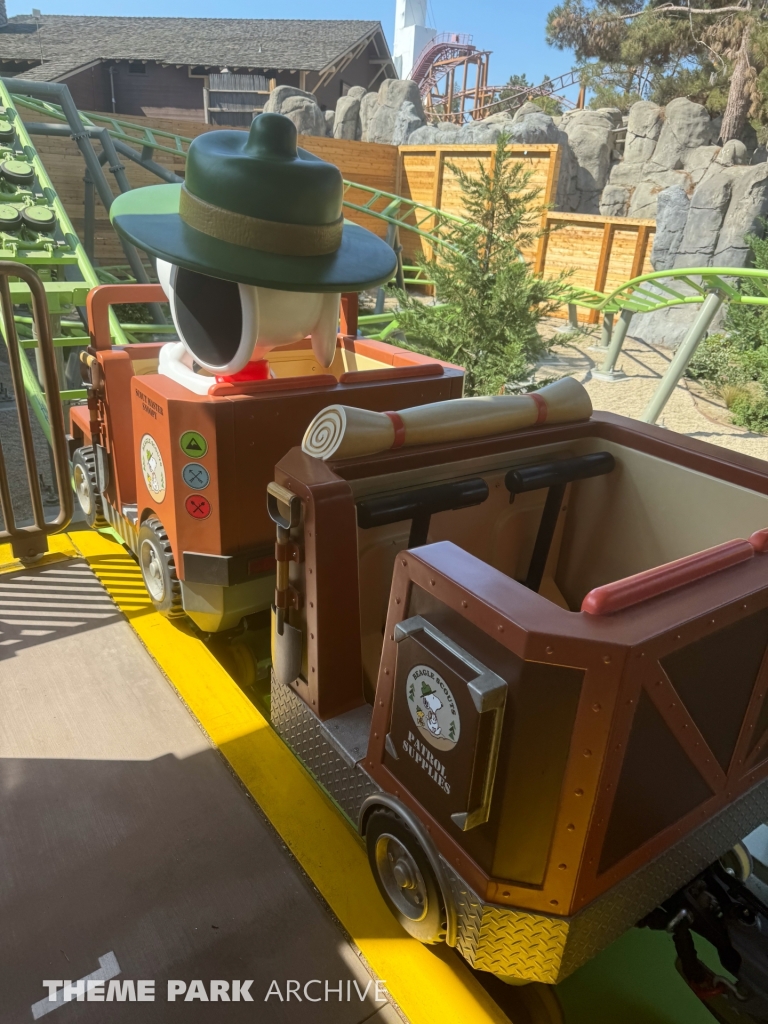 Snoopy's Tenderpaw Twister Coaster at Knott's Berry Farm