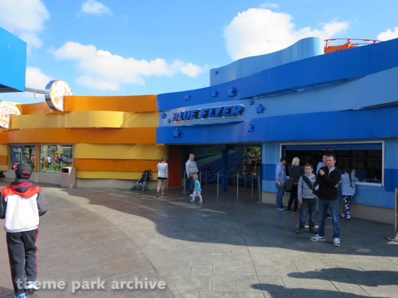 Blue Flyer at Blackpool Pleasure Beach | Theme Park Archive