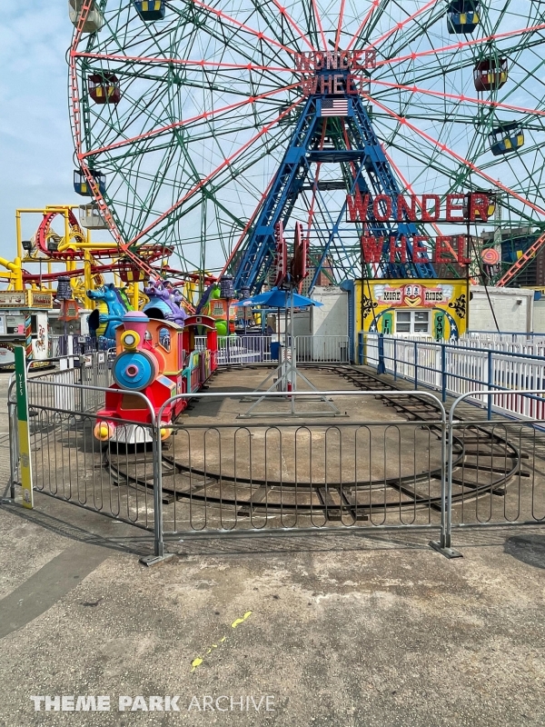 Rio Grande Train at Deno's Wonder Wheel Amusement Park