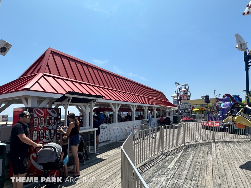 Train at Jenkinson's Boardwalk