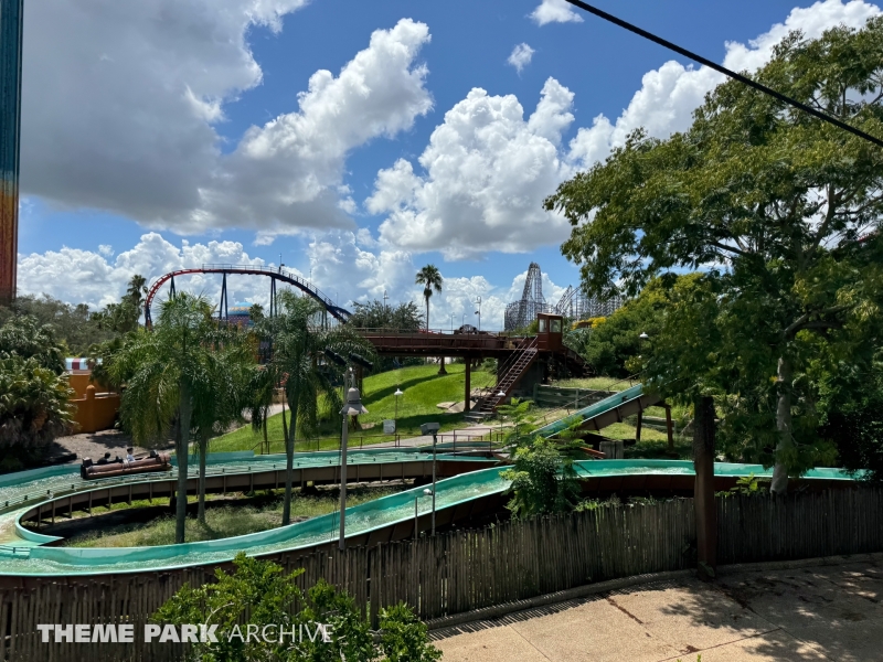 Stanley Falls Flume at Busch Gardens Tampa