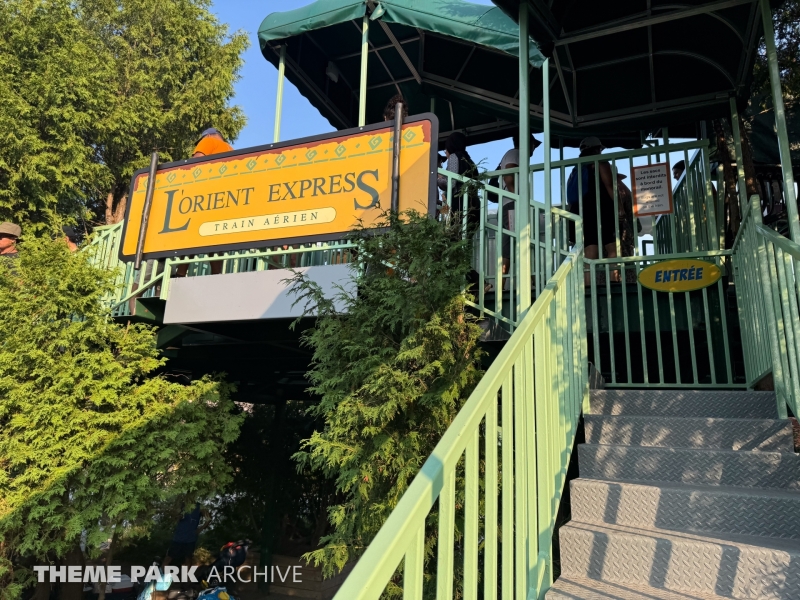 The Orient Express Aerial Train at Zoo de Granby