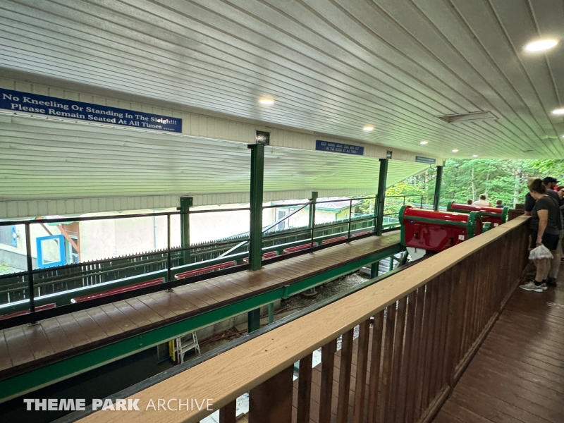 Skyway Sleigh Monorail at Santa's Village