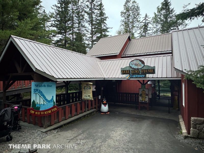 Yule Log Flume at Santa's Village