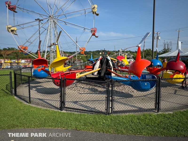 Helicopter at Huck Finn's Playland