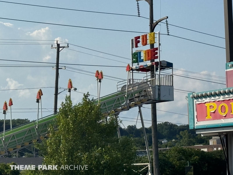 The Fun Slide at Huck Finn's Playland