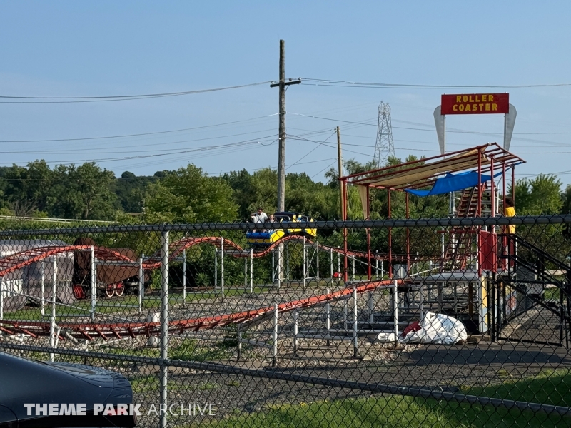 Roller Coaster at Huck Finn's Playland