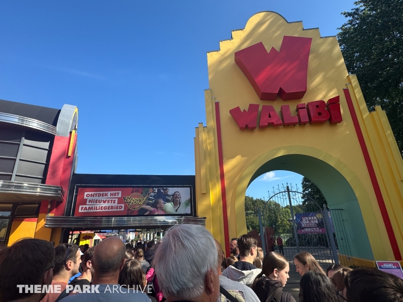 Entrance at Walibi Holland