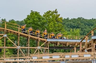 We ride North America's newest wooden coaster